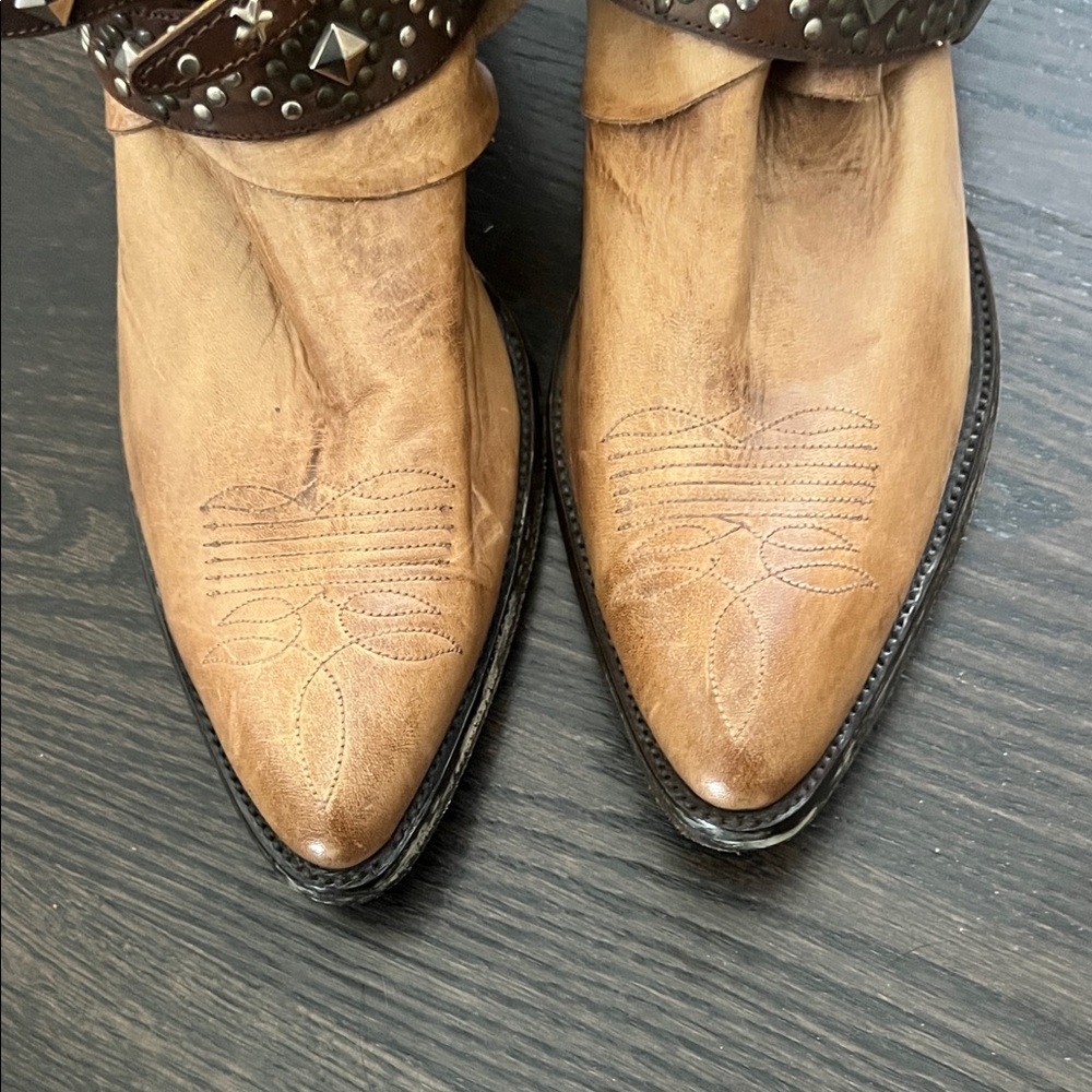Old Gringo NEW Studded Leather Ankle Boots - Picture 4 of 8